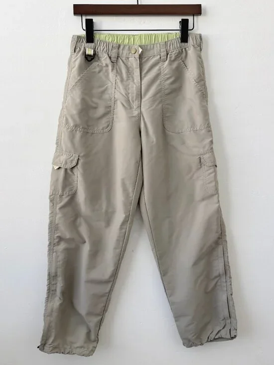 LL Bean Hiking Pants Cargo Zip Ankle Adjustable Utility Women 8P - Picture 2 of 9